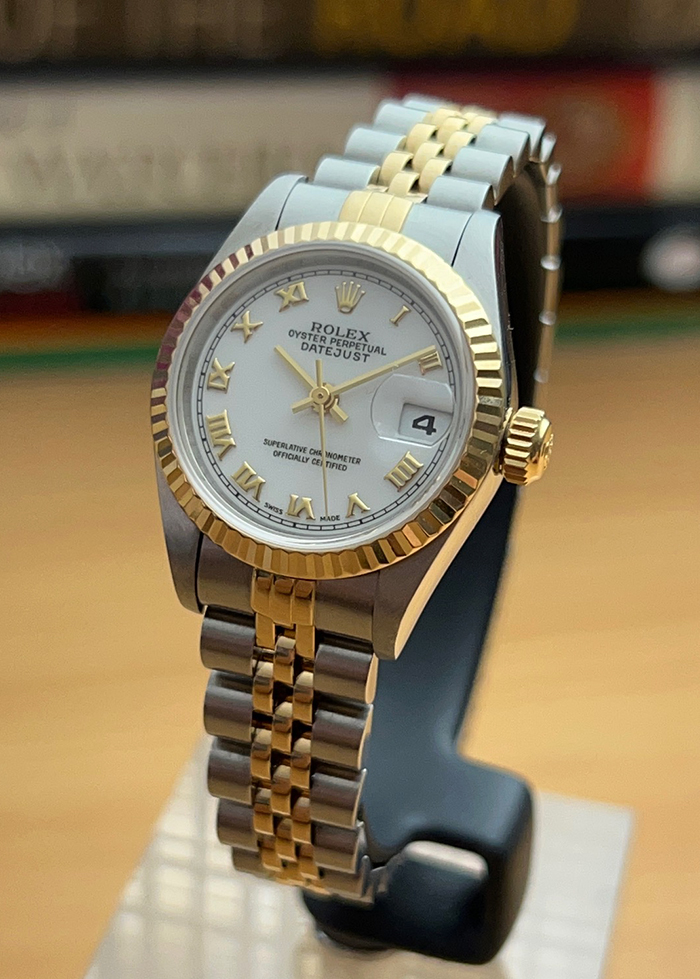 1997 Ladies Rolex Datejust SS YG Wristwatch Ref. 69173